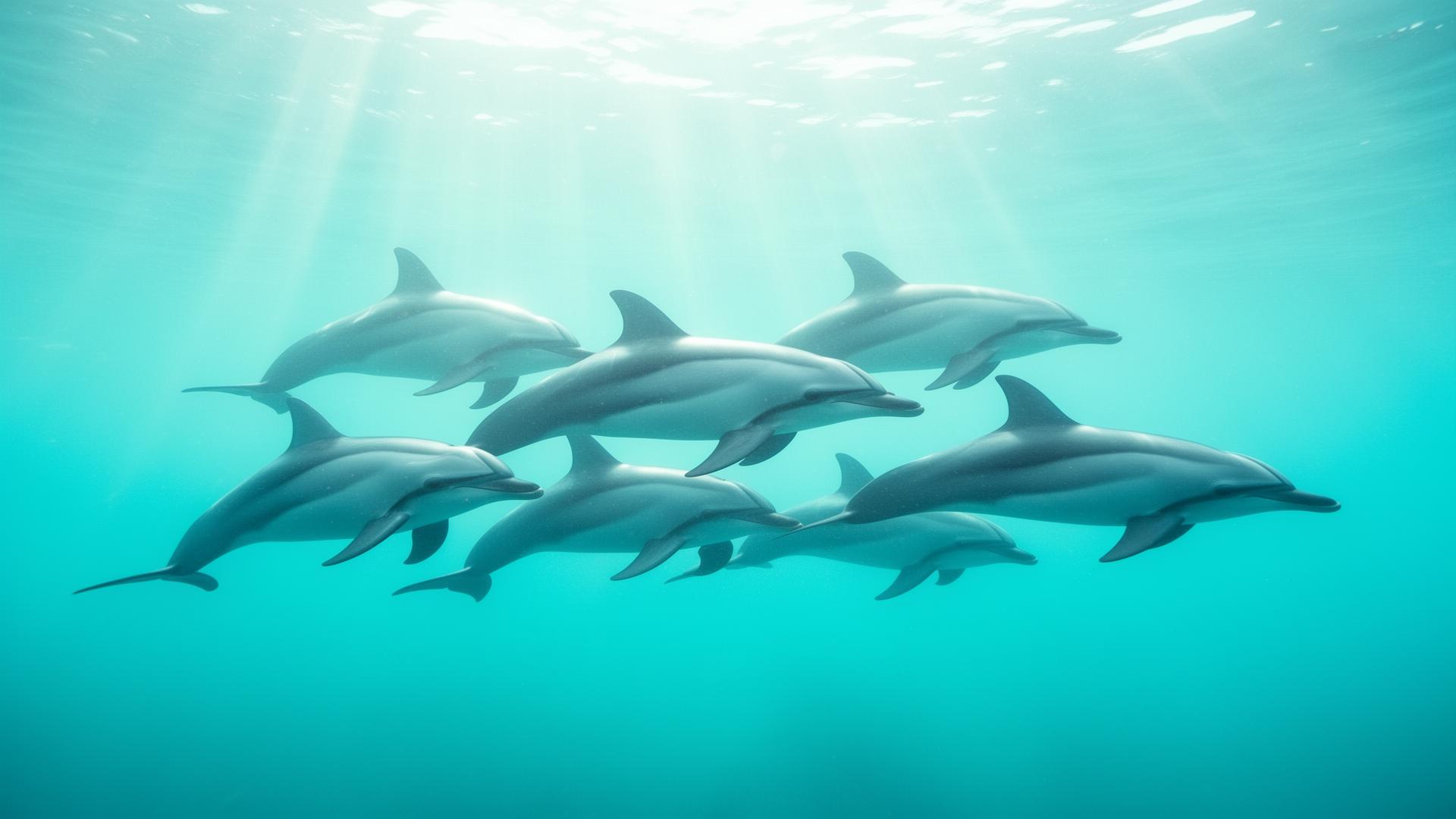 Wild dolphins